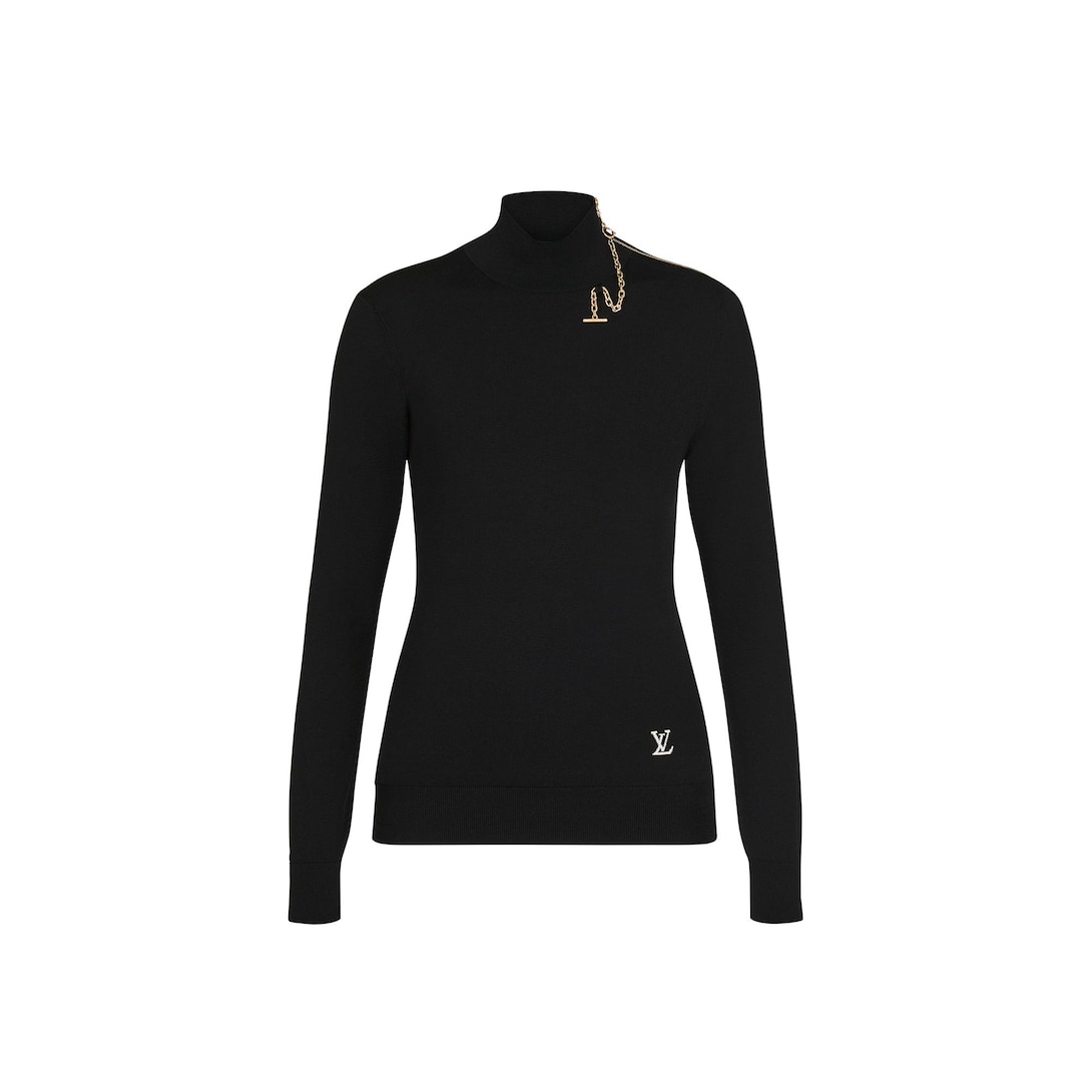 Shoulder Detail Turtleneck Sweater - Ready-to-Wear | LOUIS VUITTON